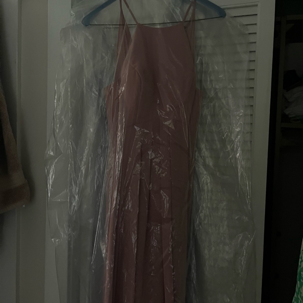 Azazie Dusty Rose bridesmaid dress